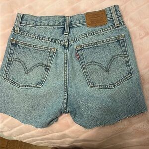 Levi's Women's Blue Denim Shorts